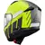 Capacete Modular Texx Kratos Cyber Cinza/Verde Fosco (Viseira Solar) - loja online