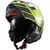 Capacete Modular Texx Kratos Cyber Cinza/Verde Fosco (Viseira Solar) - comprar online