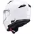 Capacete Modular Texx Kratos Sólido Branco (Viseira Solar) - Up Moto - Seu Esporte Começa Aqui!