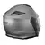 Capacete Modular X11 Turner Solides Prata Metálico Fosco (Viseira Solar) - Up Moto - Seu Esporte Começa Aqui!