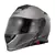 Capacete Modular X11 Turner Solides Prata Metálico Fosco (Viseira Solar) na internet