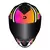 Capacete Race Tech Hit Draw Preto/Rosa (Spoiler integrado) na internet