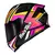 Capacete Race Tech Hit Draw Preto/Rosa (Spoiler integrado) - comprar online