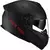 Capacete Modular Race Tech Signal Monocolor Preto Fosco (Viseira Solar)