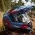 Capacete Trilha X11 Crossover Adventure Azul/Vermelho/Branco (Viseira Solar) na internet