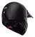 Capacete Custom Bieffe Moto X Classic Preto Fosco (Old School) - loja online