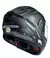 Capacete Modular Bieffe B-Dynamic Attractie Preto Fosco/Grafite (Viseira Solar) - loja online