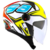 Capacete Aberto Unissex KYT D-City 98 Bomb (Viseira Solar) - Up Moto - Seu Esporte Começa Aqui!