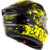 Capacete KYT Striker 2V Neutron Amarelo Flúor (Viseira Solar) - loja online
