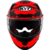 Capacete KYT Striker 2V Neutron Vermelho Flúor (Viseira Solar) na internet