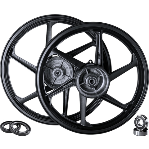 Rodas Liga Leve Nxr 125/150/160 Bros Freio Tambor 6 Pontas