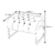 Puff Metaluxe Capitone Decorativo Base Industrial - comprar online