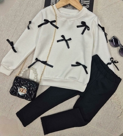 Conjunto moletom laços