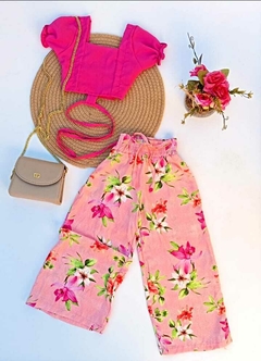 Conjunto pantalona floral