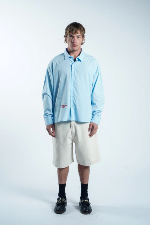 CAMISA VEGAS CELESTE
