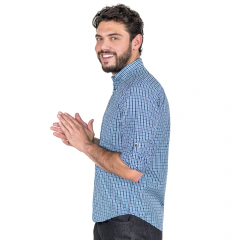 Camisa Estampada Manga Larga Popelina M15 - comprar en línea