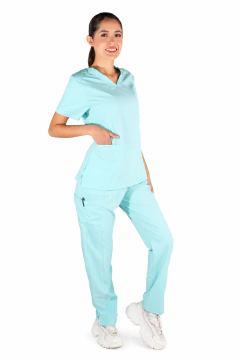 Conjunto Quirúrgico Médico Popelina Manga Corta para Hospital