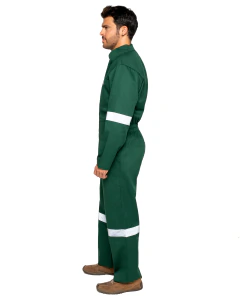 Overol Básico de Trabajo Gabardina Manga Larga - Uniformes Andrea