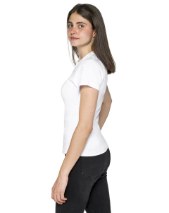 Imagen de Playera Cuello Redondo Chiffon Manga Corta (Mujer)