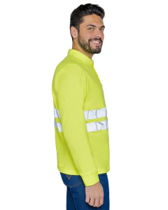 Polo con Reflejante Piqué Peinado Manga Larga para Vigilancia en internet