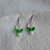 Aros Tulipanes cristal - comprar online