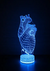 Luminária Cardiologista (Material Acrílico com base luz led com 7 cores) na internet