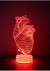 Luminária Cardiologista (Material Acrílico com base luz led com 7 cores) - comprar online