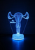 Luminária Útero (Material Acrílico com base luz led em 7 cores) na internet