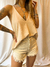 Blusa crep doble escote - MALIKA BAY