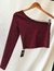 TOP BELA un hombro strass - tienda online