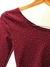 TOP BELA un hombro strass