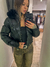 Campera Puffer eco cuero PELO en internet