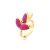Anel Heli Pink