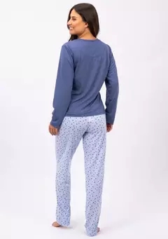 500392 - Pijama Feminino de Inverno - Blue na internet