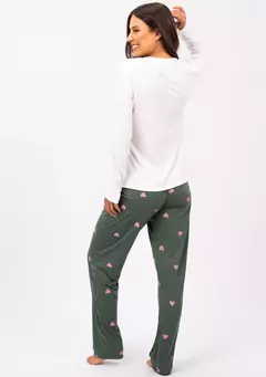 500395 - Pijama Feminino de Inverno - Ted na internet