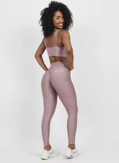 Conjunto Legging Empina + Top Priscila Compressão Malva - Único - comprar online