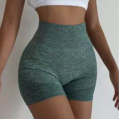 Shorts cortos de Yoga de cintura alta para mujer, en internet