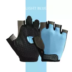 Guantes antideslizantes de medio dedo para gimnasio - FLEETING FAD