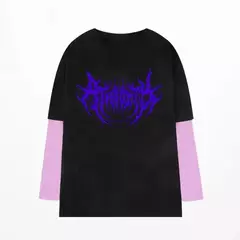 Camiseta Oversize con estampado de letras relámpago unisex - comprar en línea