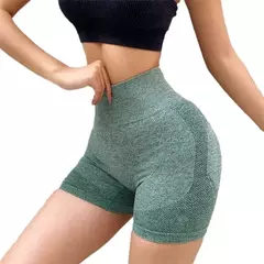 Shorts cortos de Yoga de cintura alta para mujer,