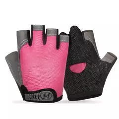 Guantes antideslizantes de medio dedo para gimnasio