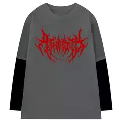 Camiseta Oversize con estampado de letras relámpago unisex - comprar en línea