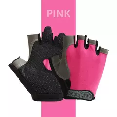 Guantes antideslizantes de medio dedo para gimnasio