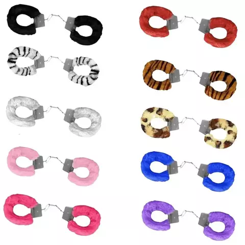 Algema De Metal Com Pelúcia Mega Import - - comprar online