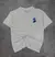 CAMISETA NIKE BRANCA COM LOGOS AZUIS - comprar online