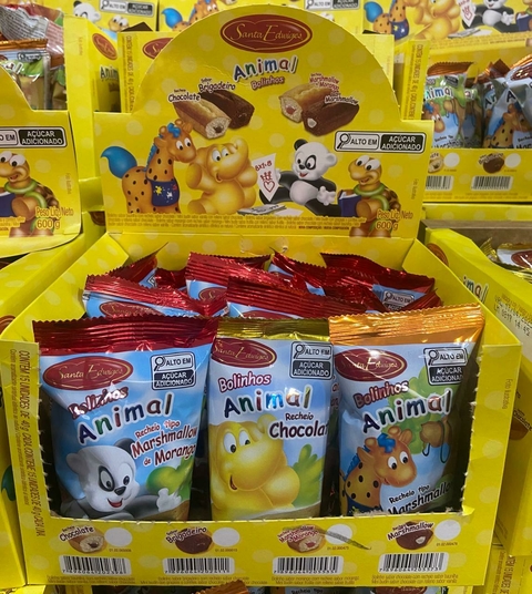 Combo 10 unidades - Bolinhos doces Animal para lanche das crianças