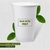 Copo de Papel 500ml Personalizado Biodegradável