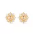 Brinco Dourado Glamour Pedras de Zircônia