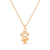 Colar Dourado Filha com Zircônia