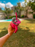 Vaso Quencher fucsia de acero inoxidable de 1200ml con parlante desmontable, tapa plástica con pico y bombilla. Mantiene la temperatura de tus bebidas!
